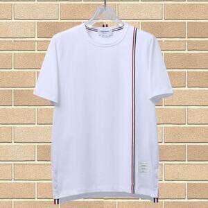 Women's Thom Browne Side Side with Label Short Sleeve